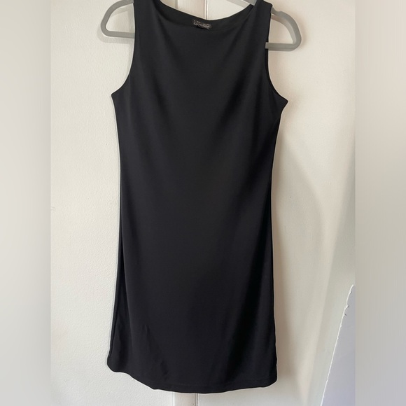 NEW YORK & COMPANY WOMEN'S MIDI BLACK DRESS SIZE S - Picture 9 of 16